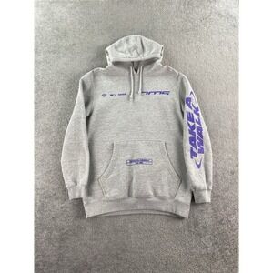 Tiny Meat Gang Hoodie Mens Medium Gray Graphic Logo Concert Official Merch TMG